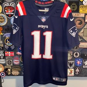 Nike Limited New England Patriots Julian Edelman Color Rush Home Jersey L